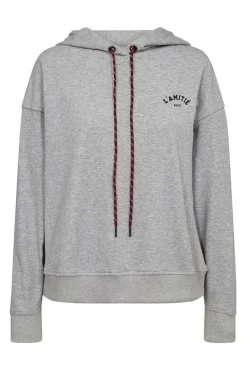 Mini Curve Hoodie Sweat Grey Melangé HL10245