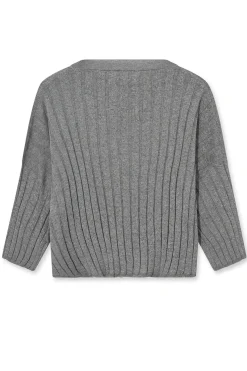 MMHPoetic Drape Knit Grey Melange 800230