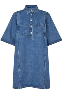 Molall Dress Ss Blue 261643025