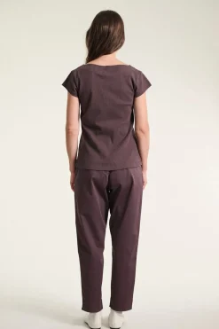 Naibu rib tshirt RAISIN 26140795086