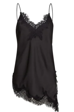 Naomi Asym Lingerie Top Black HL10545