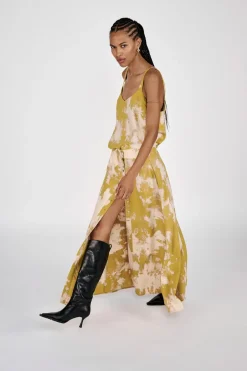 NATJA MISTY BUTTON Mustard Gold W25281110