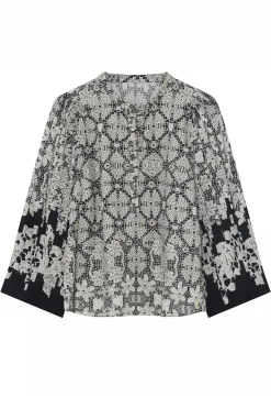 Neomi, blouse 81620Black/Sand 56636/7353