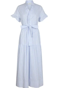 NESSIE STRIPE FALL White / light blue 165936