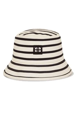 NICKS BUCKET HAT White/Black Stripe A1211453