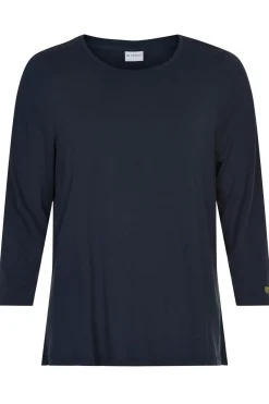Nina tshirt 3/4 sleeve Navy 14920
