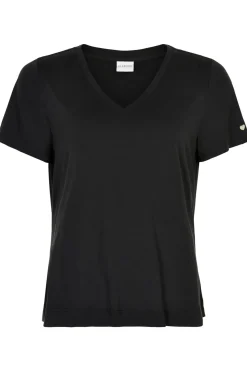 Nina tshirt Vneck SORT 14919