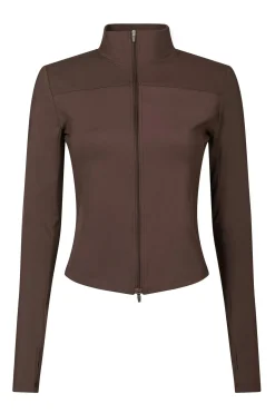 Nolana Zip Chocolate Brown 167175