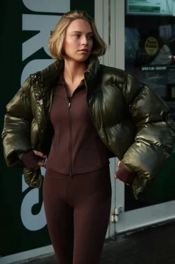 Nolana Zip Chocolate Brown 167175