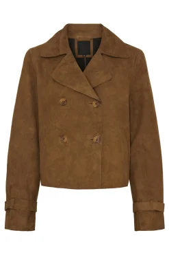 NOPARIS Suede Trenchcoat Caramel 11446