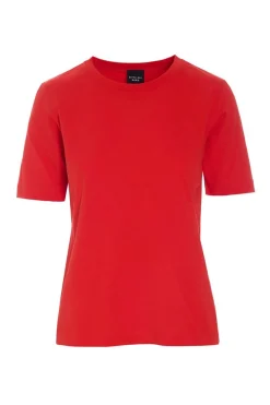 Osaka organic cotton tshirt Fiery Red 26140753435