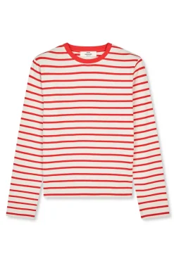 Pablo Maggie Tee LS Fiery Red 205507