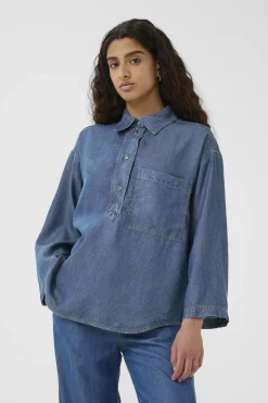 PhilipaIW Shirt Medium Blue 301979 30109177