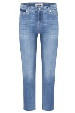Piper Cropped Blue Denim 0027 23 9182