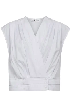 Puffy Pleat Top White HL10185