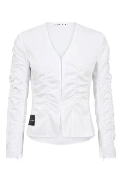 Pure Gather Shirt White HL10511