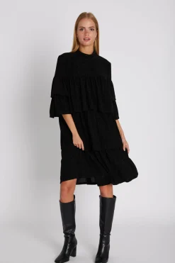 7418RDFBella dress 20 Black RDF638