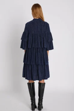 7418RDFBella dress 207 Dark blue RDF638