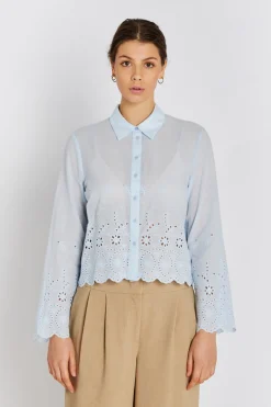 7709RDFJadea shirt 270 Blue stone RDF697