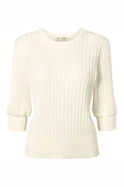 7493RDFSorrelPoi knit 01 White RDF747