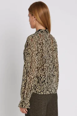 7574RDFUlani blouse 20 Black RDF376