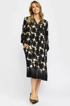 Ria BLACK FLOWER BORDER 1021413