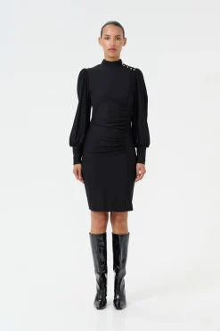 RifaGZ button dress Black 10909719