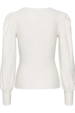 RifaGZ vneck blouse NOOS Egret 10908731