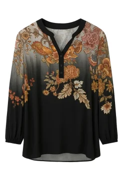 Rina BLACK FLOWERS 1021379