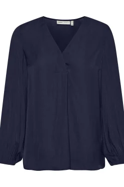 RindaIW Blouse Marine Blue 30105766