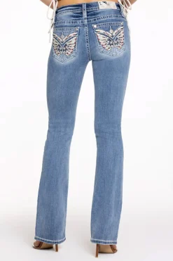 Rise Boot Denim light blue M5082B