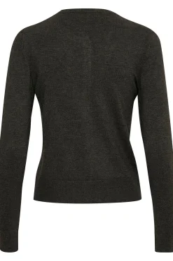 Rita Cardigan Dark grey melange 30100784