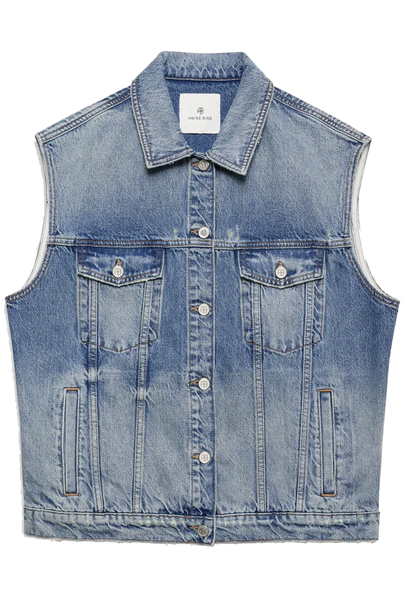RORY VEST Vintage Blue A0110857