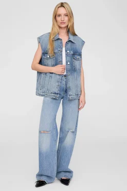 RORY VEST Vintage Blue A0110857