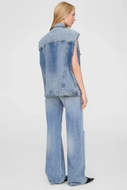 RORY VEST Vintage Blue A0110857