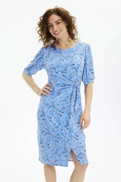 Rosy dress 1/2 sleeves Light Blue 16717