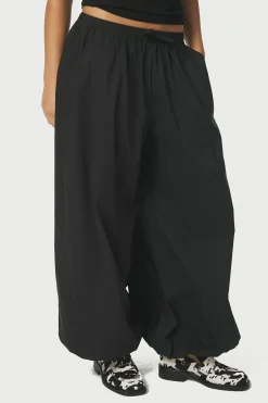 Roxane Balloon Poplin Pants Black 167403