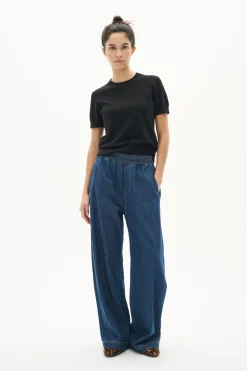 RubinaIW Pullon Pant Blue Denim 30110353