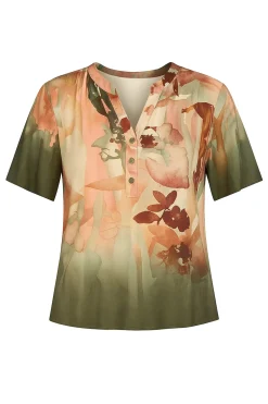 RUBY.EA25 KHAKI FLOWER RUBY.EA25