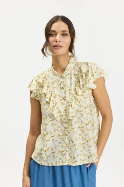 Sam shirt Butter yellow 17045