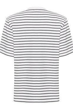 SamurillyGZ striped tee White black stripe 10909343