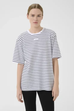 SamurillyGZ striped tee White black stripe 10909343