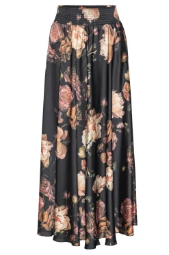 SAVANNAH NEDERDEL Scarf Print, Dark Navy. SAVANNAH