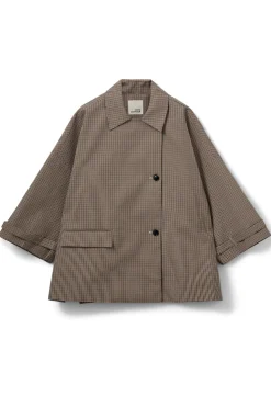 SELINASW OVERSIZE CHECK JACKET 9064 Check S261365