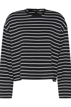 SibaGZ stripe top Black white stripe 10909341
