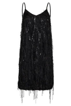SillaCC Sequin Strap Dress 96Black 36575