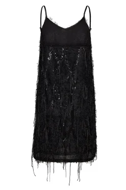 SillaCC Sequin Strap Dress 96Black 36575