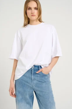 SimmaGZ emb tee NOOS Bright White 10909865