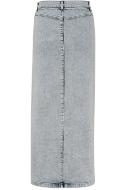SiwGZ HW long skirt Light blue washed 10908501