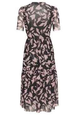 SLAldora Dress Black Leaves 30404666